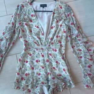 Majorelle Floral Romper